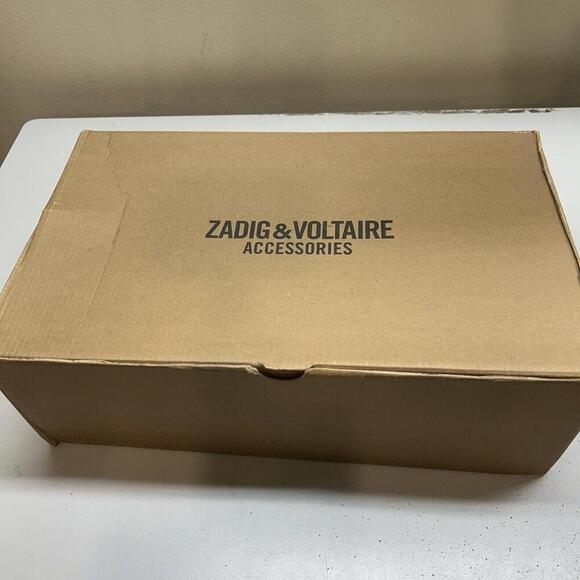 ZADIG & VOLTAIRE Zv1747 High Flash Keith Croc Blanc Leather Sneakers sz 38 $458 - Picture 3 of 9